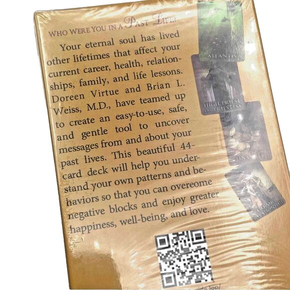Past Life Oracle Cards with Guidebook, 44 Tarot Deck with E-Guidebook, Pocket Ed - Picture 3 of 10